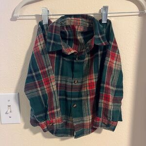 Kids Vintage Style Lightweight Flannel